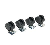4-Pack 40mm Swivel Caster Wheels for Chairs & Fur, 360-Degree Replacement Hardware, Ideal for Hard Floors, Smooth li & Easy Installat