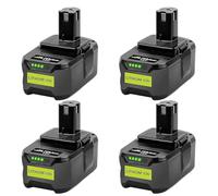 4 × Pack 5.5Ah P108 Replacement Battery for Ryobi Battery 18V Compatible for Ryobi One+ P108 P103 P104 P105 P106 P107 RB18L40 RB18L50 RB18L13 RB18L15 RB18L25