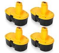 4-Pack 6.0Ah Ni-MH Replacement for Dewalt 18V Battery Compatible with Dewalt Battery DC9096 DC9095 DC9098 DC9099 DW9096 DW9095 DW9098 DW9099 DE9039 DE9095