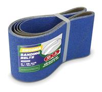4 Pack 6 x 48 Inch Zirconia Sanding Belts, 40 Grit Heavy Duty Belt Sander Paper, Fits Belt Sander & Bench Sander for Woodworking, Metal Grinding and Knife Sharpening