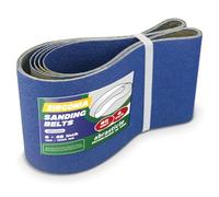 4 Pack 6 x 48 Inch Zirconia Sanding Belts, 60 Grit Heavy Duty Belt Sander Paper, Fits Belt Sander & Bench Sander for Woodworking, Metal Grinding and Surface Refinishing