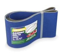 4 Pack 6 x 48 Inch Zirconia Sanding Belts, 80 Grit Heavy Duty Belt Sander Paper, Fits Belt Sander & Bench Sander for Woodworking, Metal Polishing and Fine Surface Preparation