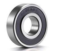 4 Pack 6203-2RS Bearings, Deep Groove Ball Bearings, Double Seal and Pre-Lubricated, 17x40x12mm (6203 2RS)