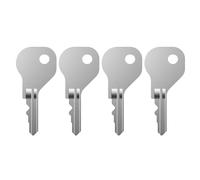 4 Pack 62462 Magna Latch Replacement Keys for Yard, Garden, and Pool Gate Safety Latches Compatible with D&D MagnaLatch Series 2 (Old Style) & LokkLatch Downward-Facing Keyhole