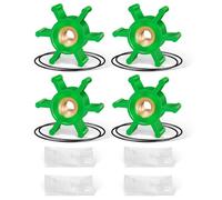 4-Pack 6303-0007-P Impeller Replacement Kit | Polyurethane Impeller & O-Ring Kit for Jabsco Ballast Puppy Pumps (18220 Series) | Fits Wakeboard & Ski Boat Ballast Pumps | Replaces 09-824P1EZ