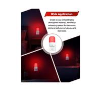 4 Pack 670nm Red Light Night Light for Sleep, with Dusk to Dawn Sensor, LED Night Light Plug Into Wall EU Plug
