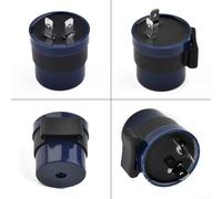 4-Pack 6V-12V Flashing Relay for LED Indicators Bike | 4-pack value set, 6V-12V wide voltage, audible beep , fits LED and bulb signals, 2-pin