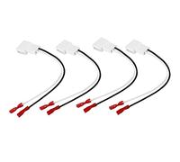 4 Pack 72-8104 Speaker Harness Adapter for Toyota Speaker Wire Harness Adapter Plug Compatible with Toyota Tacoma Tundra Camry Corolla 4 Runner Scion Pontiac Speaker Wiring Harness Adapter