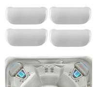 4-Pack 77228 1411501 Spa Neck Pillow Replacement for 2014-Current Hot Spring Highlife Collection Series Hot Tub, Cool Grey Spa Headrest
