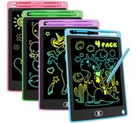 4 Pack 8.5 Inch LCD Drawing Board for Kids, Electight Colorful Writing Tablet Drawing Pad for Kids Gifts Learning Educational Toys for 3 4 5 6 7 Year Old Boys Girls, Green Purple Pink Blue