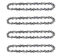 4 Pack 8 Inch Chainsaw Chains Replacement 1/4" Pitch 47 Drive Links .043" Gauge for Mini Cordless Electric Chain Saw