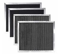4 - PACK 97007696 Stove Hood Filter 10.4 x 8.7 Inch Stove Vent Filter Replacement 97007696 Aluminium Mesh Range Hood Grease Filter - Compatible with Broan 6105C