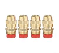 4-Pack Adjustable Garden Spray Nozzle with Atomization for Lawn and Flower Bed Irrigation, Made of Copper