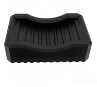4 Pack Adjustable Non-Slip Outdoor Grill Leveling Feet with Rubber Pads | Stackable for stabilizer Blocks for BBQ Grills on Uneven Grass for tile Brick, Adjustable Height 8x8x3.5cm