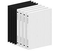 4 Pack Air Filter Replacement for Fellowes AeraMax 290/300/DX95 Purifiers and HF-300/AP-300PH, Fits Part# 9287201 & 9324201, 4 Filter and 4 Carbon Filter