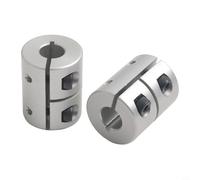 4-Pack Aluminum Alloy Flexible Shaft Coupling, 8x8mm Bore, 25mm Length, 20mm Diameter, for Stepper Motor, for CNC Machine &