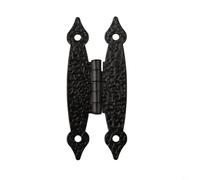 4 Pack Antique Iron H Shaped Cabinet Hinges for Furniture Doors Small Cabinet Door Hinge Replacement