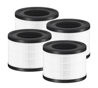 4 Pack AP-S0610L HEPA Replacement Filter Compatible With MOOKA AP-S0610L Purifiers, 3-IN-1 H13 True Hepa Filter & High-Efficiency Activated Carbon