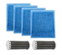 4 Pack Aquarium Filters Compatible with Penguin PRBW2350B 200 350 Fish Tank, Assembly Hang On Filters Cartridge Replacement Part for Bio-Wheel 200B 350B (2 x BioWheel and 4 x Filter Cartridges)