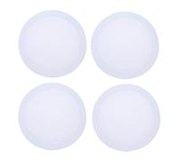 4 Pack Artist Blank Canvas, 15cm Stretched Canvas Frames Panel Board, Round Art Board For Acrylic Oil Painting
