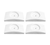 4 Pack Baby Gate Wall Protector, Universal Rubber Protectors Walls & Doorways, Wall Surface Safety for Pet & Dog Gates, Pressure Mounted on Stair Gate, No Screw Need