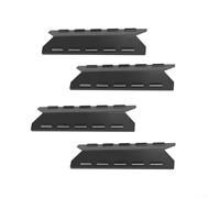 4 Pack Barbecue Grill Heat Plate Divider for Kenmore and Models, Enamel Fire Baffle for Even Heat Distribution and Flame Protection