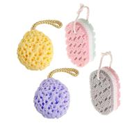 4-Pack Bath Sponge, Body Exfoliating Bath Sponge Ball, Scrub Bath Ball, Body Cleansing Products, Good Cleaning Effect, Suitable for Men and Women