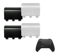 4 Pack Battery Back Cover for Xbox Series X Controller, Battery Cover Door Compatible with Xbox Series S Controller, Battery Back Shell Repair Part Compatible with Xbox Series X/Series S Controller