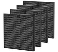 4-Pack BD-AS-550 Carbon Filte for BlueDri Air Shield 550 & VEVOR Scrubber | 16 x 16 x 1" Air Scrubber Carbon Filter for Dri-Eaz, Mounto, Phoenix, and Bear