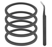 4 Pack Blender Gasket Replacement Rubber Seal Rings with Tweezers, Compatible with Nutribullet Replacement Parts Accessories Blender 900 Series 600W and 900W