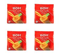 4 Pack BOH Instant Teh Tarik Milk Tea Original Less Sweet Imported from Malaysia Ametsus (4 x 12 Sachets)