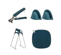 4 Pack Bowl Tray Clips Stainless Steel Dish Pan Gripper Clip Clamp Bowl Holder Non-scalding Clips for Moving Hot Plate or Bowls with Food Out