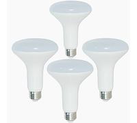 4 Pack BR30 R80 LED Bulbs, Dimmable Flood Lights 100W Equivalent uses 15W 1350 Lumens, E27 Base Instant On (Daylight White 6500K)