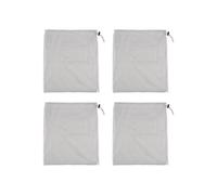 4 Pack Brew Bags -Reusable Mesh Bag for Fruit Cider Grape Wine Press Drawstring Straining Brew in a Bag 38X42cm