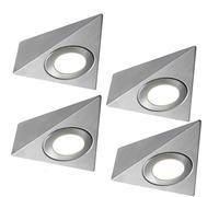 4 Pack | Bright 2.6W LED Under Cabinet Pyramid Spot Lights