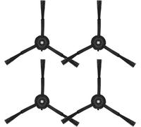 4-Pack Bristle Side Brushes For Roborock Q7, Q7Max, Q Revo, S7Maxv, S8, S7, S6, S5, S4, Durable Black Replacement