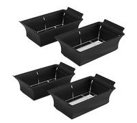 4 Pack - Brooklyntrend Chafer Wind Guard, Chafing Dish Wind Guard, Handle Covered Chafing Dish Shiel, Decorative Cover over Chafer Dish (black)
