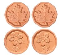 4 Pack Brown Sugar Saver, Natural Terracotta Brown Sugar Keeper Discs