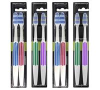 4 Pack Bundle - HadcoReach Interdental Toothbrush Medium Full Head (4 x Twin Packs). (Medium) A Hadco Bundle.