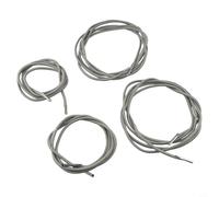 4 Pack Bungee Cord Set for Deck Chairs, 2x 220cm and 2x 140cm Elastic Rope, Nylon Latex Repair Kit for Patio Recliner, Garden Lounger Replacement(gray)