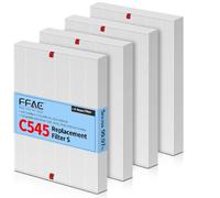 4 Pack C545 HEPA Replacement Filter S Compatible with Winix C545 Air Purifier, for Winix C545 Replacement Filter, H13 Ture HEPA Filter, Part# 1712-0096-00 and 2522-0058-00