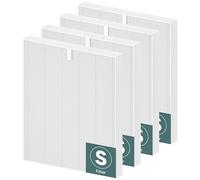 4 Pack C545 True HEPA Replacement Filter S Compatible with Winix C545 Air Purifier Replacement for Winix S Filter Part 1712-0096-00