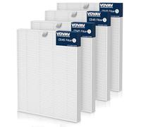 4 Pack C545 True HEPA Replacement Filter S Compatible with Winix C545, Replace Part 1712-0096-00 and 2522-0058-00, H13 True HEPA Filter