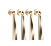 4 Pack Cabinet Knobs Single Hole Handle Zinc Alloy Drawer Pulls with Screw Wardrobe Knobs Drop Pendant Pull Handle Cupboard Knobs for Cabinets Door Furniture Drawer Closets (E)