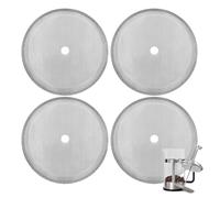 4-Pack Cafetiere Filter Mesh, 4 Inch Coffee Filter, Stainless Steel Replacement Cafetiere Filters Mesh Screen, for 34oz/1000ml Coffee and Tea Makers