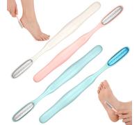 4 Pack Callus Remover for Toes - Mini Stainless Steel Foot File Exfoliator for Hard Skin and Corns, Reusable Precision Pedicure Tool for Travel and Home Spa