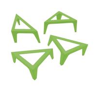 4 Pack Canvas Risers For Painting - Triangular Paint Stands For Acrylic Pouring | Non-Stick Canvas Elevators For Artists & Students | Fluid Art Support Feet For Studio & Home