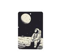 4 Pack Car Air Freshener Astronaut on Moon Cute Car Hanging Air Freshener for Automotive Room Decor Gift