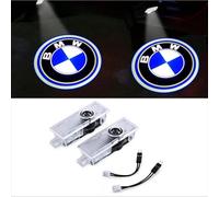 4 Pack Car Door Lights Logo Projector LED Welcome Puddle Lights Compatible With BMW 3/5/6/7/X1/X2/X3/X4/X5/X6/X7/Z/M/GT Models Clear Acrylic Lens Universal Fit