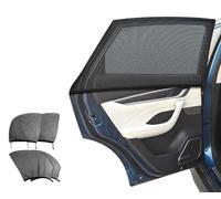 (4-Pack) Car window shades for baby compatible for Mercedes GL 350 2009-2015 front window and rear window. Mesh Material for Car Sun Protection Shields Passengers, Babies, Children